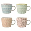 Bloomingville Carla Becher mit Henkel 4er Set
