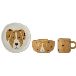 Bloomingville Fenix Kinder Geschirr-Set, Steingut