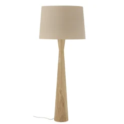 Bloomingville Leonor Stehlampe, Gummibaumholz