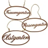 Boltze 3er Set Schild Traumgarten