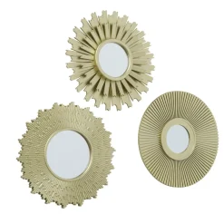 Boltze 3er Set Wandspiegel Lexi