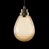 byRoom Bernsteinlampe mit goldener Fassung