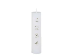 Chic Antique Adventskerze mit Druck 1-4