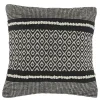 Chic Antique Aix Kissenbezug mit Muster Schwarz