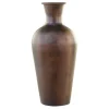 Chic Antique Alte hohe Vase aus Aluminium