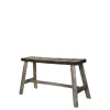 Chic Antique Bank mit Muster auf Sitz