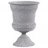 Chic Antique Blumentopf auf Fuß mit Dekor