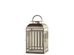 Chic Antique Boden Laterne mit Streifen