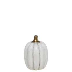Chic Antique Deko Kürbis mit Gold