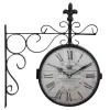 Chic Antique Doppelte Wanduhr