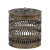 Chic Antique Dose mit Deckel und Muster