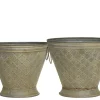 Chic Antique Eisen Blumentopf mit Henken
