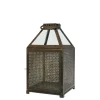 Chic Antique Eisen Laterne mit Glasdach
