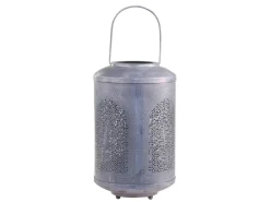 Chic Antique Eisenlaterne mit Muster