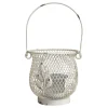 Chic Antique Fil De Fer Hurricane Windlicht mit Henkel