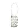 Chic Antique Fil de fer Windlicht aus Glas