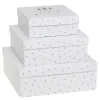 Chic Antique Geschenkbox 3er-Set mit Sternen