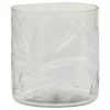 Chic Antique Gläsernes Hurricane mit Schliff