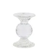 Chic Antique Kerzenständer aus Glas