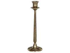 Chic Antique Kerzenständer für Stabkerze antique messing