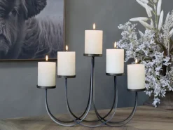 Chic Antique Kerzenständer für 5 Stumpenkerzen