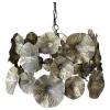Chic Antique Lampe mit Blumen Dekor