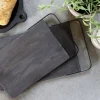 Chic Antique Laon Tapasbrett Mangoholz mit Eisen Henkel