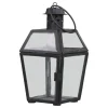 Chic Antique Laterne aus Eisen und Glas
