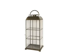 Chic Antique Laterne mir Eisengitter