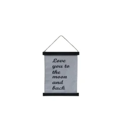 Chic Antique Leinwand Love mit Text zum Aufhängen