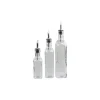 Chic Antique Ölflaschen 3er-Set mit Ausschenker