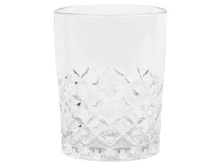Chic Antique Lorient Glas mit Diamantenschliff
