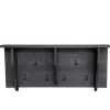 Chic Antique Regalbrett mit 6 Haken