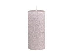 Chic Antique Rustikale Stumpenkerze rau