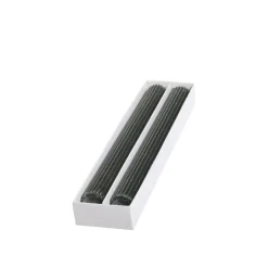 Chic Antique Stabkerze mit Rillen und Glitzer 2er-Set