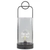 Chic Antique Stalllaterne mit Timer und Glühbirne