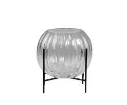 Chic Antique Vase auf Ständer