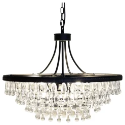Chic Antique Versailles Kronleuchter mit tropfenformigen Glasprismen