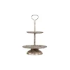 Chic Antique Vire Etagere mit Muster aus Metall