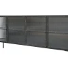 Chic Antique Vitrinenschrank mit gerillten Glastüren