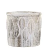 Chic Antique Vittel Blumentopf mit Goldmuster