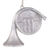 Chic Antique Waldhorn Anhänger mit Glitzer