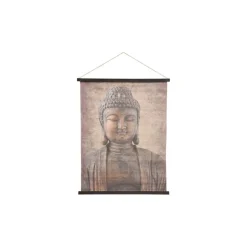 Chic Antique Wandbild aus Stoff mit Motivdruck