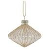 Chic Antique Weihnachtskugel Diamantform aus Glas