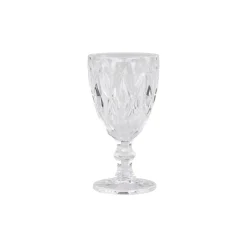 Chic Antique Weinglas mit Diamantenmuster