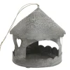 Chic Antique Winterliches Lichthaus zum Aufhängen Rund