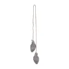 Chic Antique Zapfen mit Glitzer zum Aufhängen 2er Set