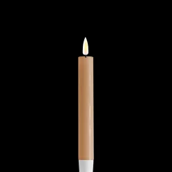 Deluxe Homeart LED 2er Set Stabkerze Real Flame