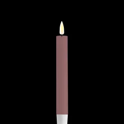Deluxe Homeart LED 2er Set Stabkerze Real Flame