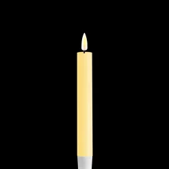 Deluxe Homeart LED 2er Set Stabkerze Real Flame